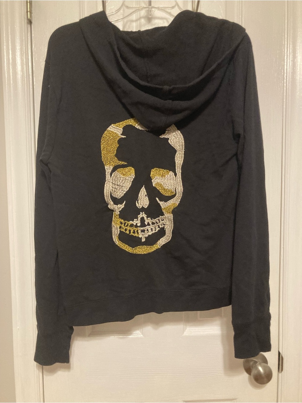 Zadig & Voltaire Metallic Thread Hoodie Shirt